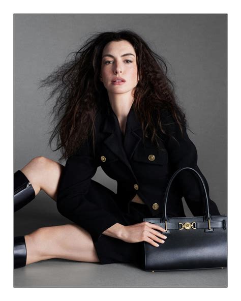 anne hathaway versace campaign|Anne Hathaway fashion.